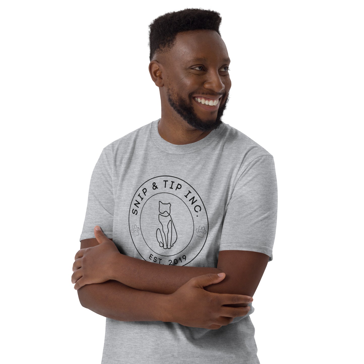 SNIP Logo Light Short-Sleeve Unisex T-Shirt