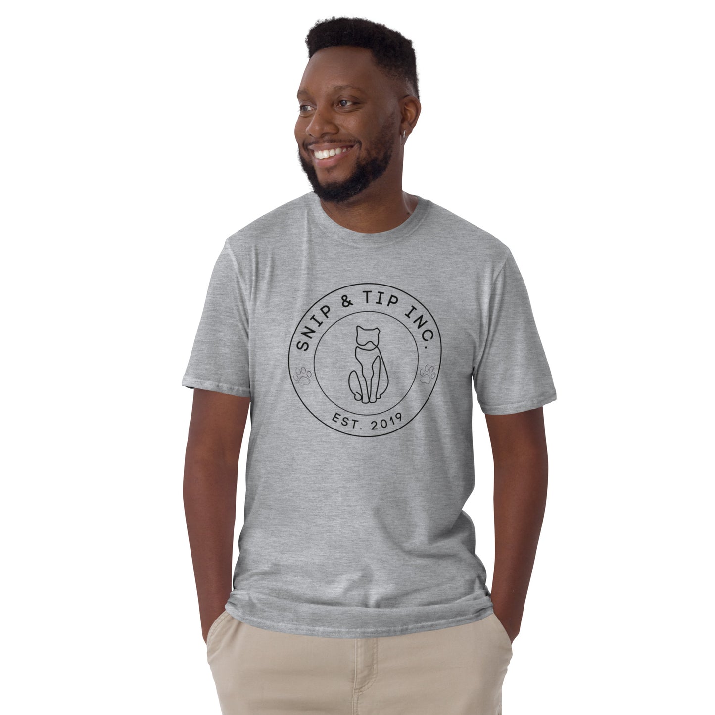 SNIP Logo Light Short-Sleeve Unisex T-Shirt