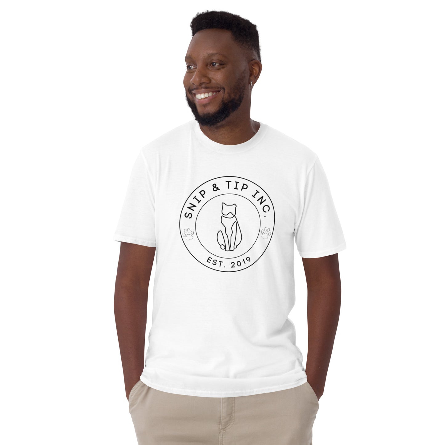 SNIP Logo Light Short-Sleeve Unisex T-Shirt