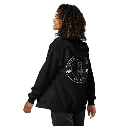 SNIP Logo TNR Unisex heavy blend zip hoodie