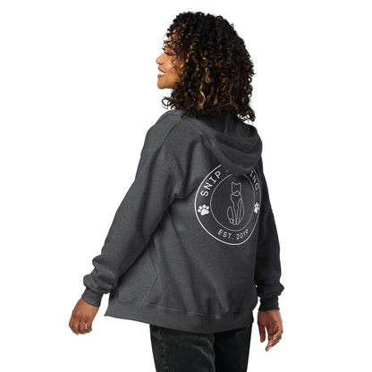 SNIP Logo TNR Unisex heavy blend zip hoodie