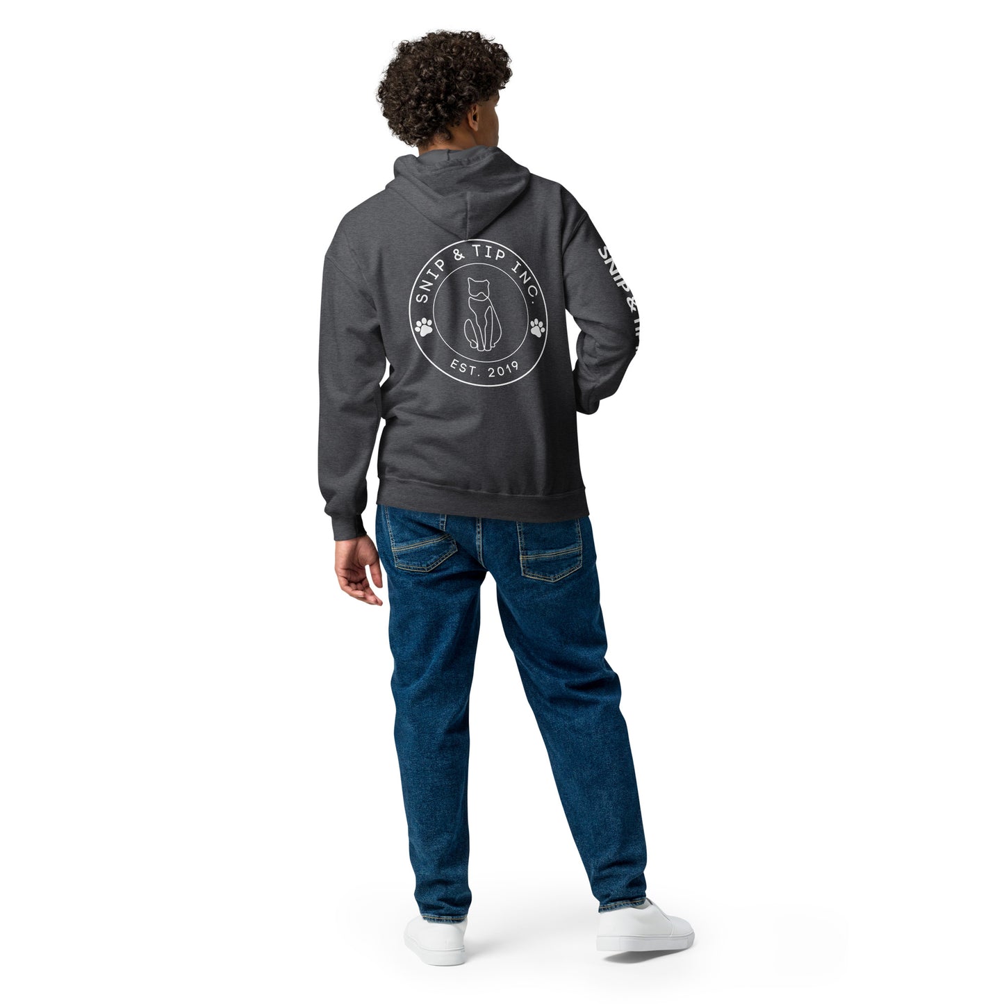 SNIP Logo TNR Unisex heavy blend zip hoodie